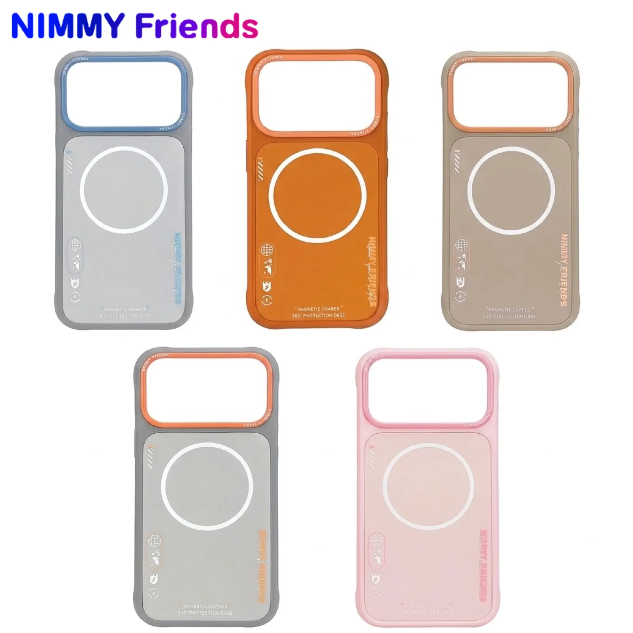 قاب نیمی Nimmy Cool & Cute Case Magnetic Series سری 17 & 18 (GN499)