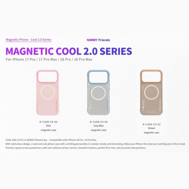 قاب نیمی Nimmy Cool & Cute Case Magnetic Series سری 17 & 18 (GN499)