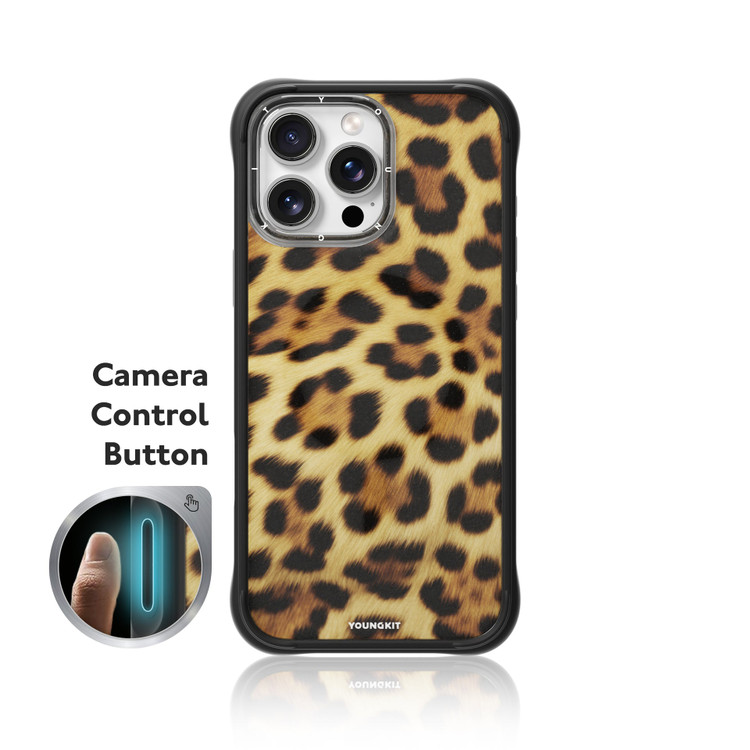 قاب Youngkit یانگ کیت Leopard Removable Liquid Silicone Magsafe Iphone (GN501)