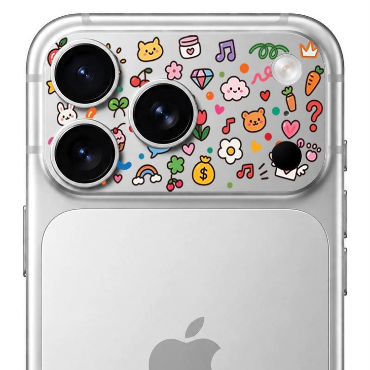 محافظ دور لنز طرح Colorful بلو Blueo Invisible Shock-Resistant Lens Protection (GN524)