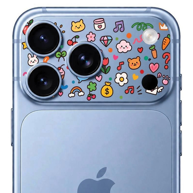 محافظ دور لنز طرح Colorful بلو Blueo Invisible Shock-Resistant Lens Protection (GN524)