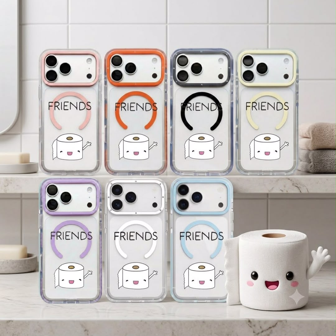 قاب Friends با مگ سیف قاب ناب ghabnaab آیفون (GN540)