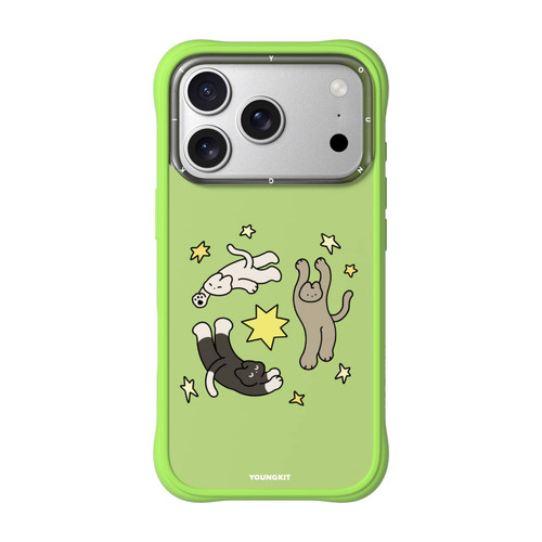 قاب Youngkit یانگ کیت Cat Diary Series سبز (GN545)