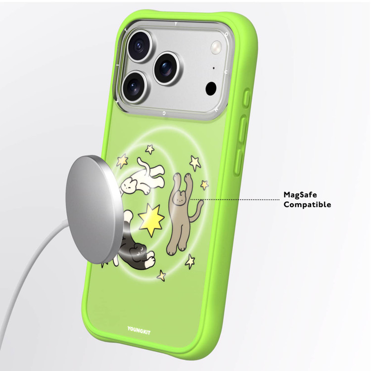 قاب Youngkit یانگ کیت Cat Diary Series سبز (GN545)