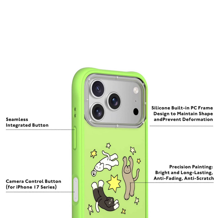 قاب Youngkit یانگ کیت Cat Diary Series سبز (GN545)