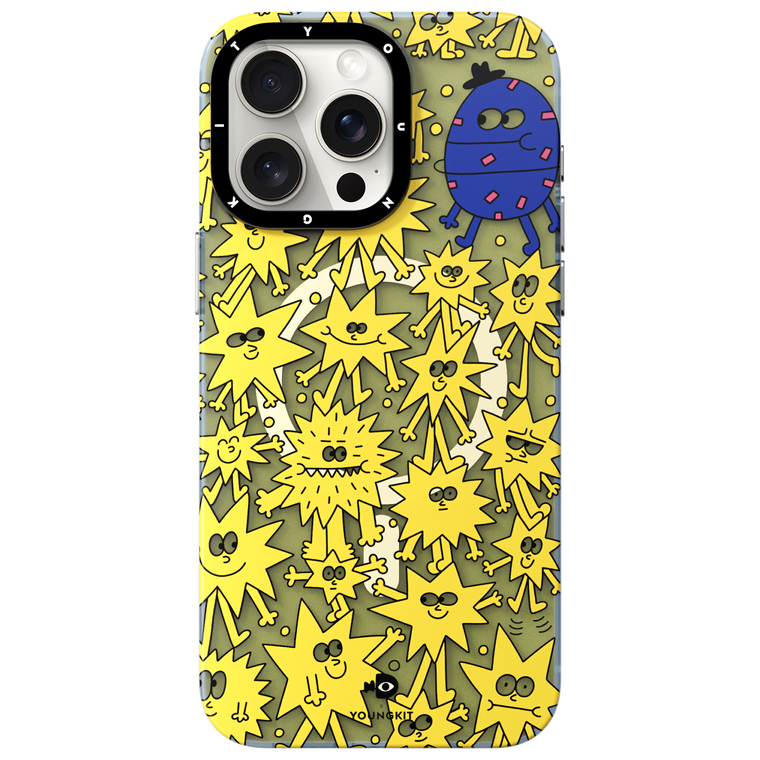 قاب Youngkit یانگ کیت Yellow Nina Canvas Of Joy Magsafe Series Apple iphone (GN554)