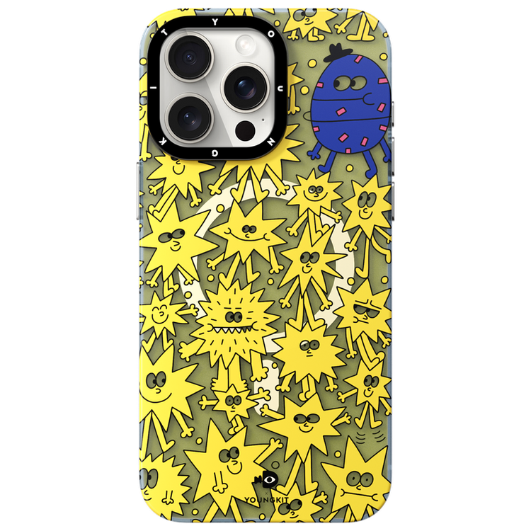 قاب Youngkit یانگ کیت Yellow Nina Canvas Of Joy Magsafe Series Apple iphone (GN554)