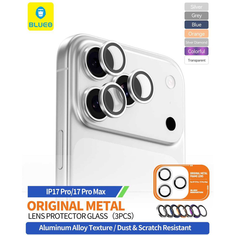 رینگ محافظ لنز بلو فلزی Blueo Metal Frame Lens Protector Glass Iphone (GN563)