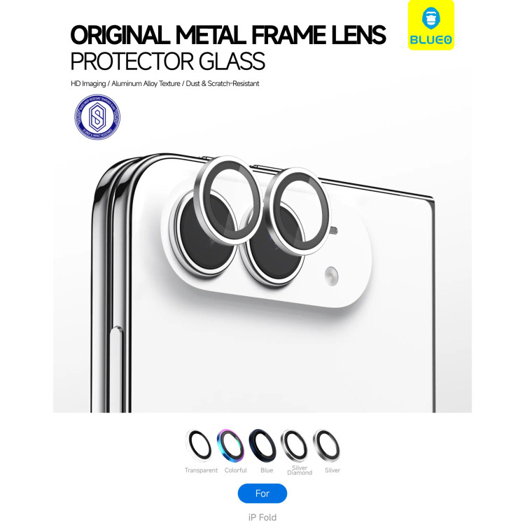 رینگ محافظ لنز بلو فلزی Blueo Metal Frame Lens Protector Glass Iphone (GN563)