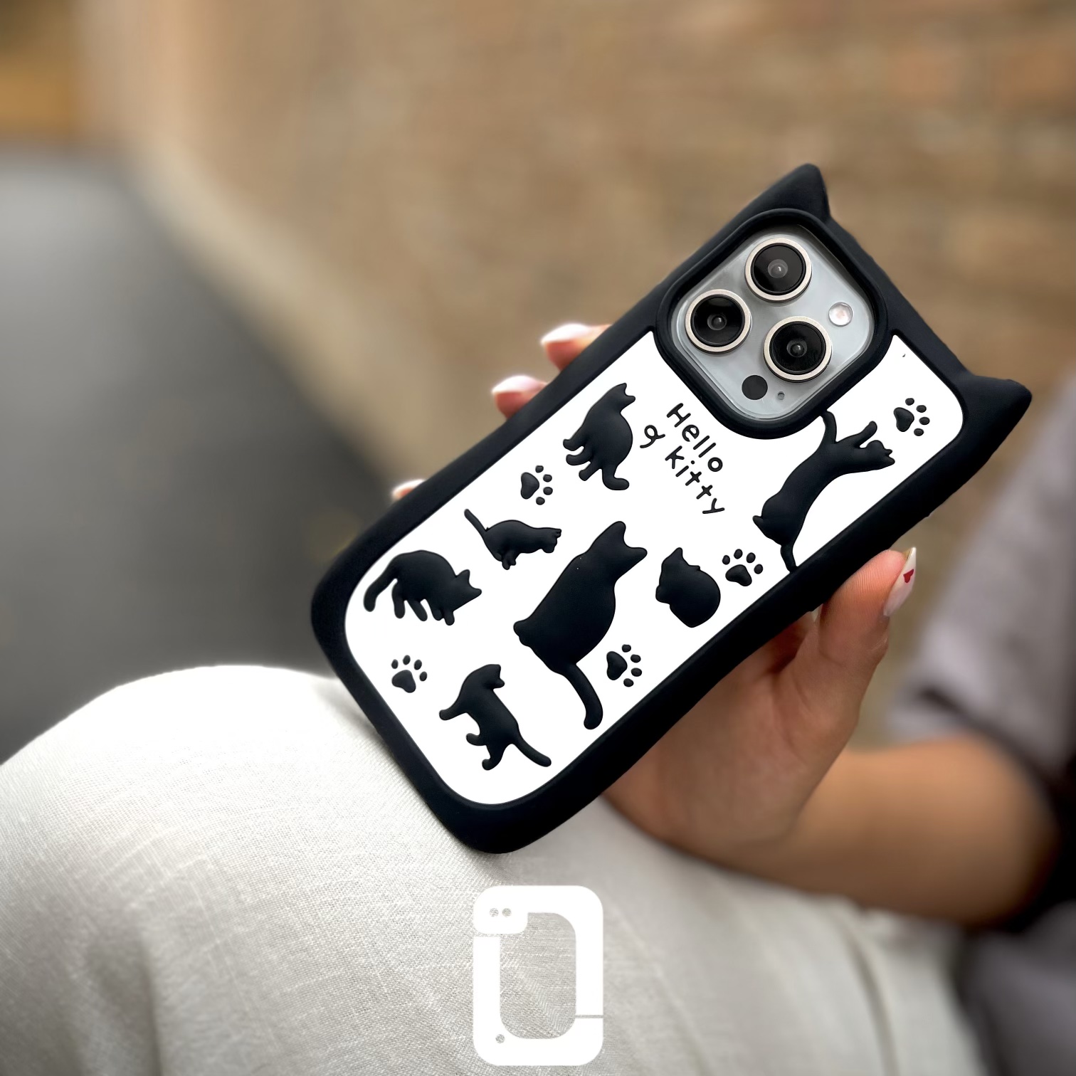 قاب Hello Kitty سیلیکونی آیفون Iphone (GN565)