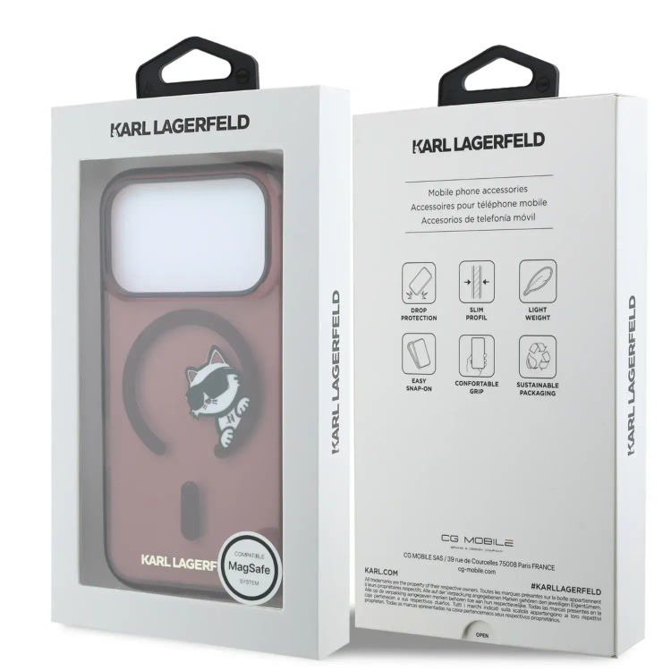 قاب کارل لاگرفلد Karl Lagerfel IML MagSafe Hard Cover , Peekaboo Print (GN569)