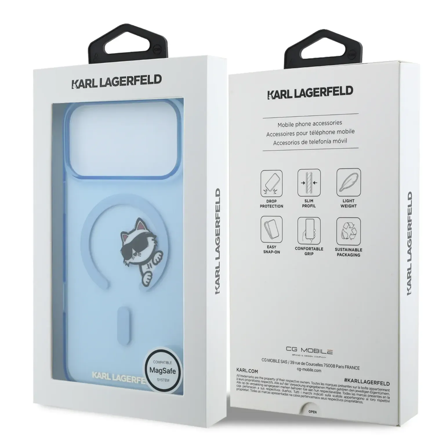 قاب کارل لاگرفلد Karl Lagerfel IML MagSafe Hard Cover , Peekaboo Print (GN569)
