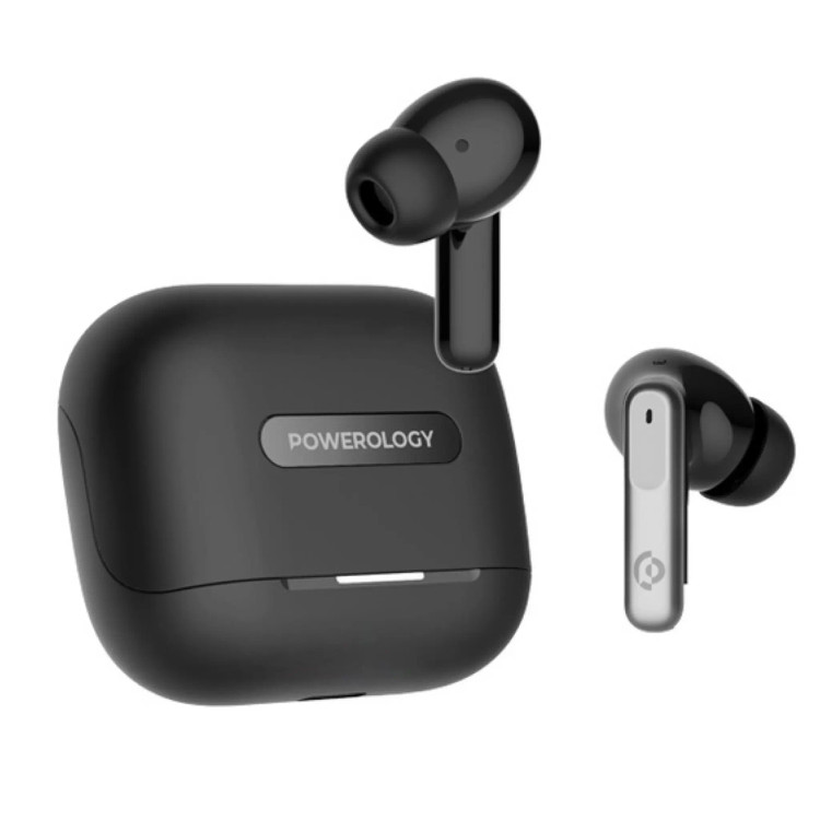 ایرباد پاورولوژی Powerology 6-Mic Hybrid ANC + ENC True Wireless Buds (GN571)