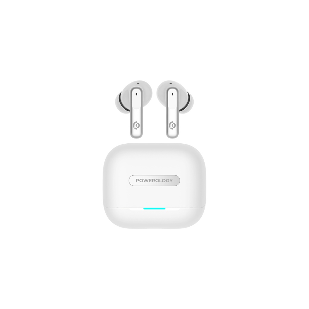 ایرباد پاورولوژی Powerology 6-Mic Hybrid ANC + ENC True Wireless Buds (GN571)