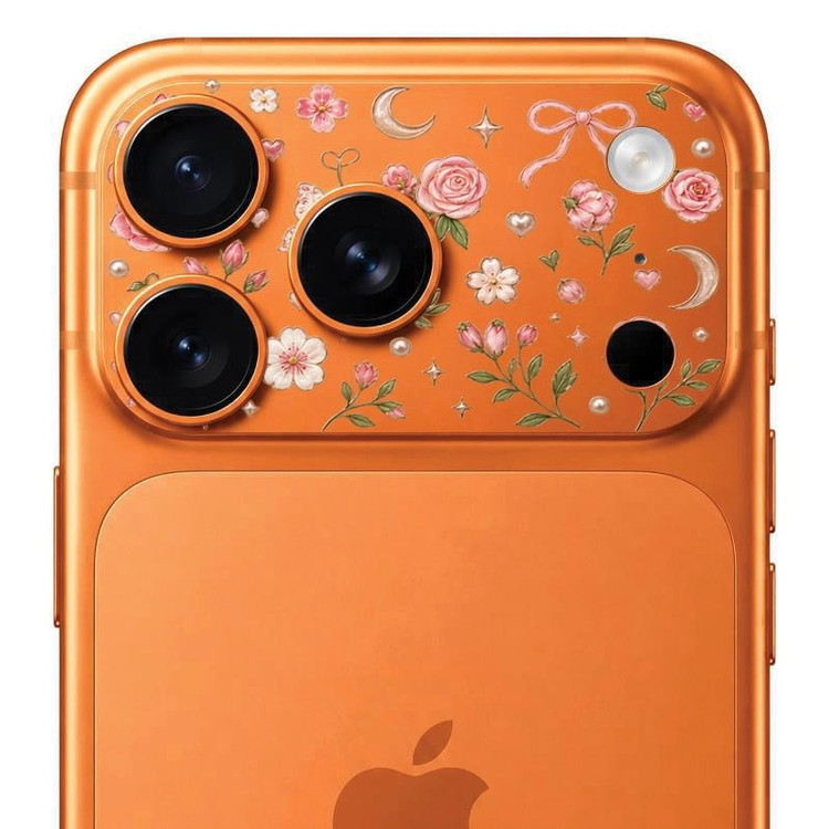 محافظ دور لنز طرح گل بلو Blueo Invisible Shock-Resistant Lens Protection (GN574)