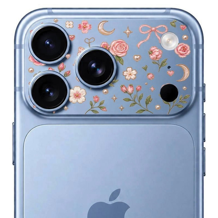 محافظ دور لنز طرح گل بلو Blueo Invisible Shock-Resistant Lens Protection (GN574)