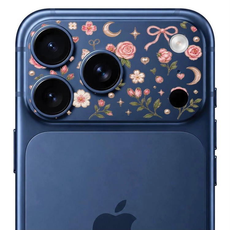 محافظ دور لنز طرح گل بلو Blueo Invisible Shock-Resistant Lens Protection (GN574)