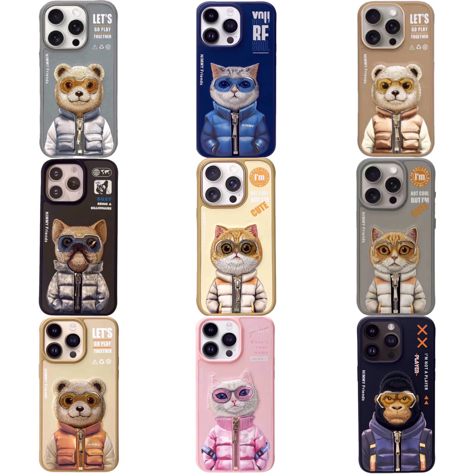 قاب نیمی Nimmy Cool & Cute Series Iphone (GN579)