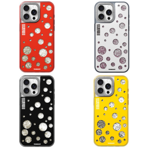 قاب Youngkit یانگ کیت Polka Dots Quicksand Magsafe Series Iphone (GN587)