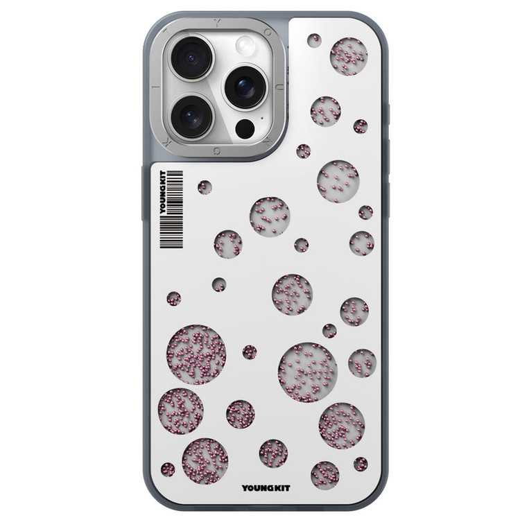 قاب Youngkit یانگ کیت Polka Dots Quicksand Magsafe Series Iphone (GN587)