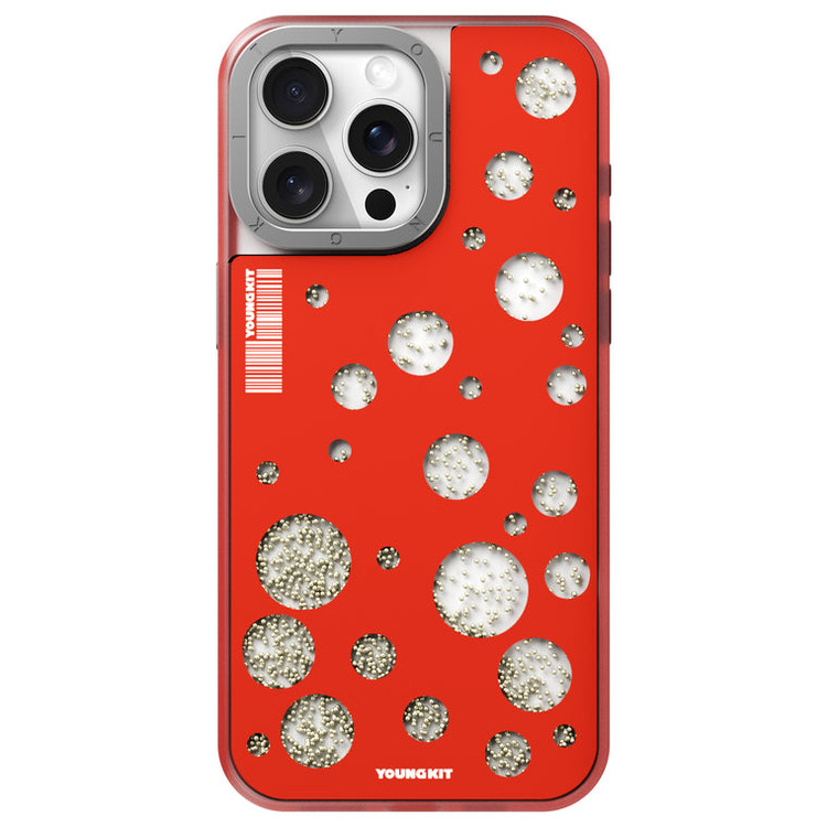 قاب Youngkit یانگ کیت Polka Dots Quicksand Magsafe Series Iphone (GN587)