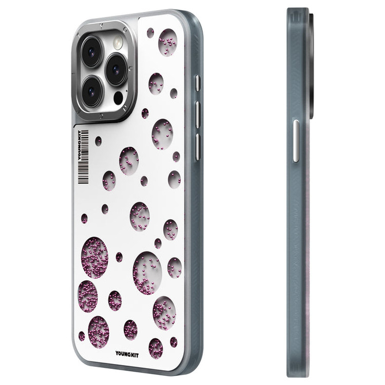 قاب Youngkit یانگ کیت Polka Dots Quicksand Magsafe Series Iphone (GN587)