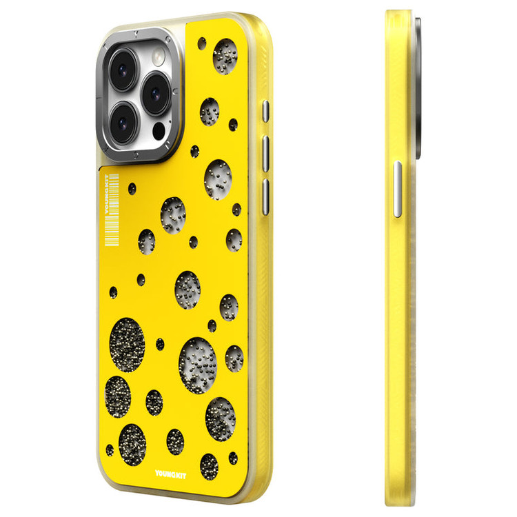 قاب Youngkit یانگ کیت Polka Dots Quicksand Magsafe Series Iphone (GN587)