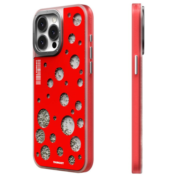 قاب Youngkit یانگ کیت Polka Dots Quicksand Magsafe Series Iphone (GN587)