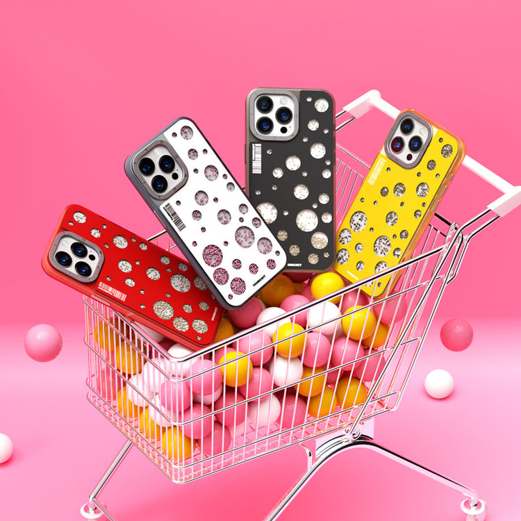 قاب Youngkit یانگ کیت Polka Dots Quicksand Magsafe Series Iphone (GN587)