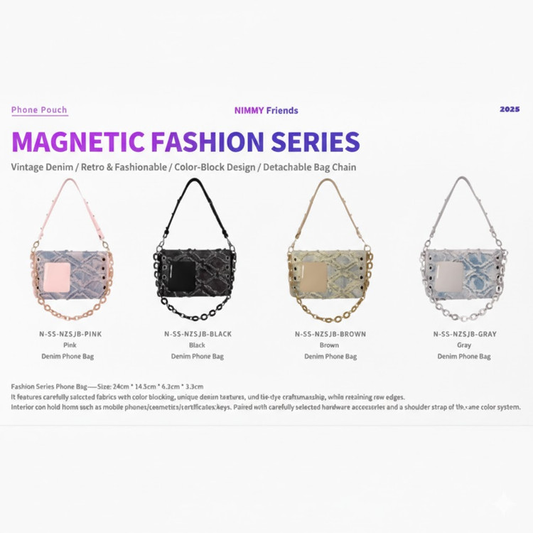 کیف دستی نیمی Nimmy Magnetic Fashion Series (GN593)