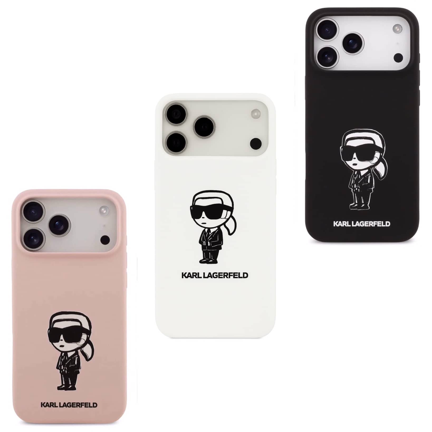 قاب کارل لاگرفلد Karl Lagerfeld تکی کوچک Iphone سری 17 (GN594)