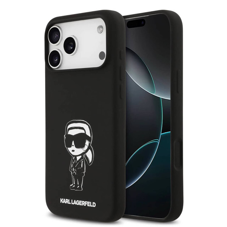قاب کارل لاگرفلد Karl Lagerfeld تکی کوچک Iphone سری 17 (GN594)