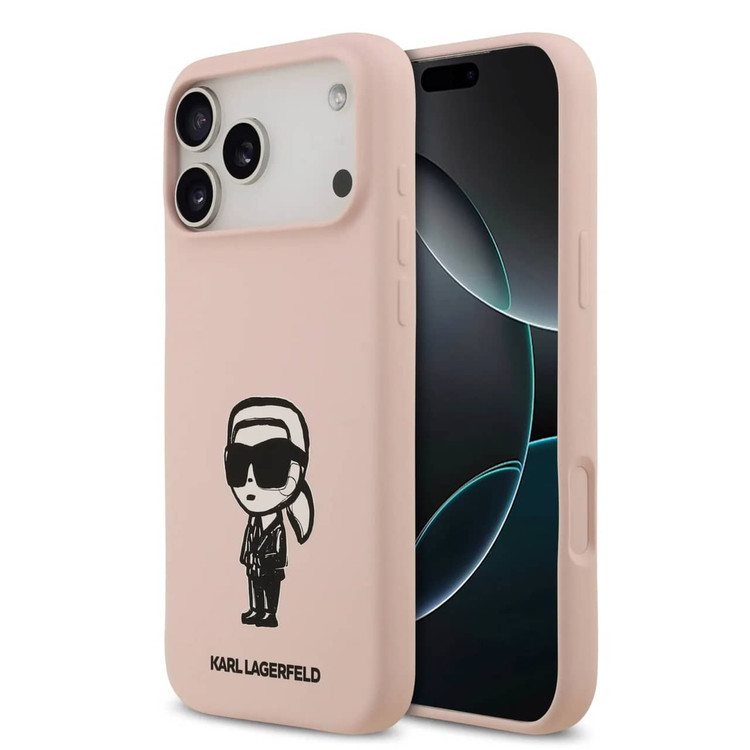 قاب کارل لاگرفلد Karl Lagerfeld تکی کوچک Iphone سری 17 (GN594)