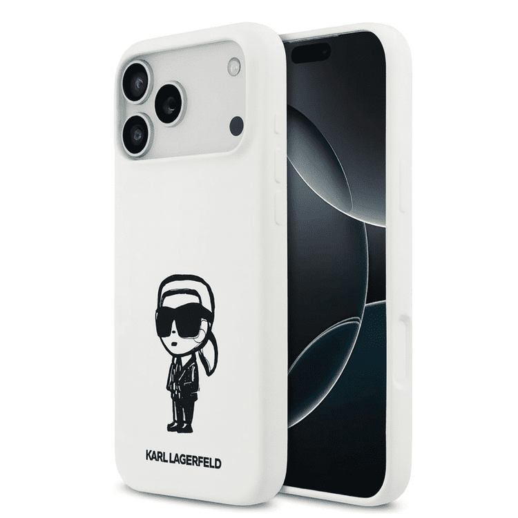 قاب کارل لاگرفلد Karl Lagerfeld تکی کوچک Iphone سری 17 (GN594)