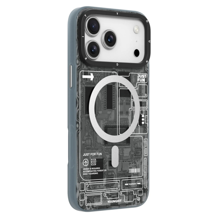 قاب یانگ کیت تکنولوژی Youngkit Technology Futuristic Circuit Upgraded Anti-Drop Impact Series Iphone (GN596)
