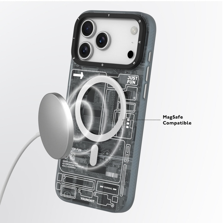قاب یانگ کیت تکنولوژی Youngkit Technology Futuristic Circuit Upgraded Anti-Drop Impact Series Iphone (GN596)