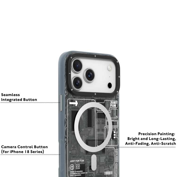قاب یانگ کیت تکنولوژی Youngkit Technology Futuristic Circuit Upgraded Anti-Drop Impact Series Iphone (GN596)