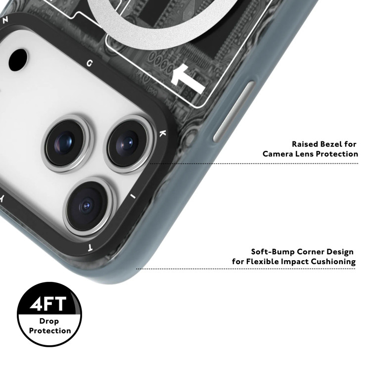 قاب یانگ کیت تکنولوژی Youngkit Technology Futuristic Circuit Upgraded Anti-Drop Impact Series Iphone (GN596)