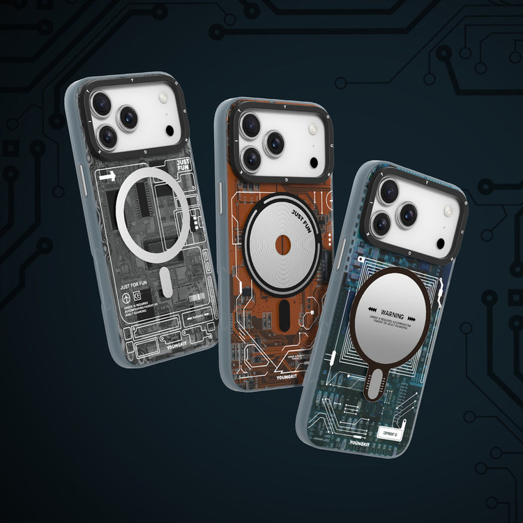 قاب یانگ کیت تکنولوژی Youngkit Technology Futuristic Circuit Upgraded Anti-Drop Impact Series Iphone (GN596)