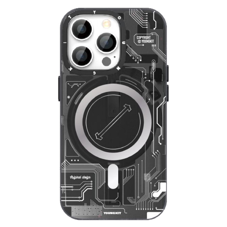 قاب یانگ کیت تکنولوژی Youngkit Technology Futuristic Circuit Upgraded Anti-Drop Impact Series Iphone (GN596)