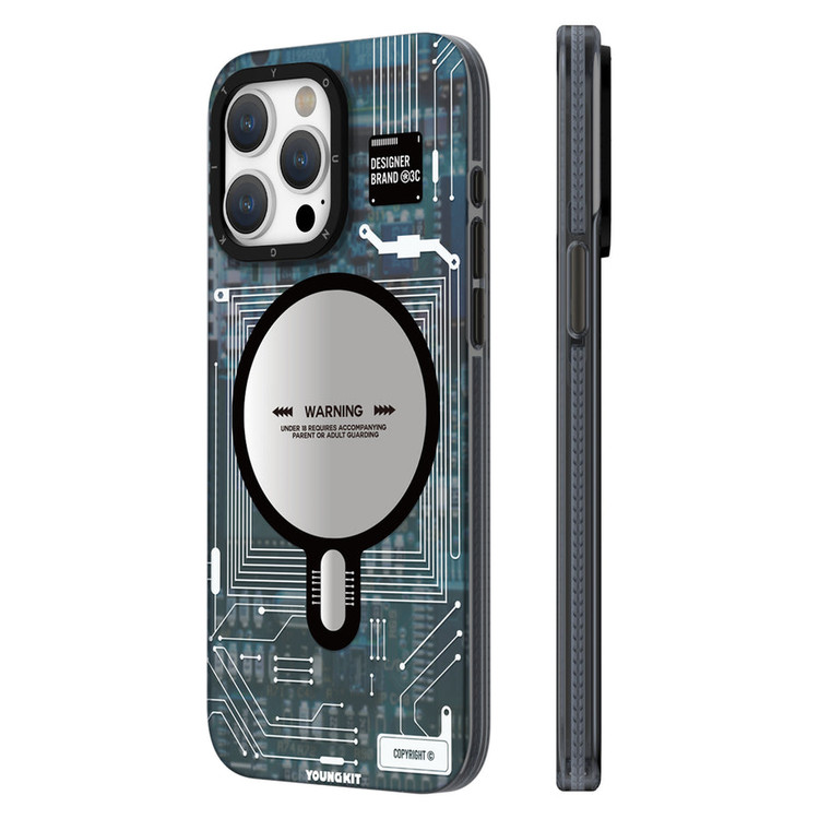 قاب یانگ کیت تکنولوژی Youngkit Technology Futuristic Circuit Upgraded Anti-Drop Impact Series Iphone (GN596)
