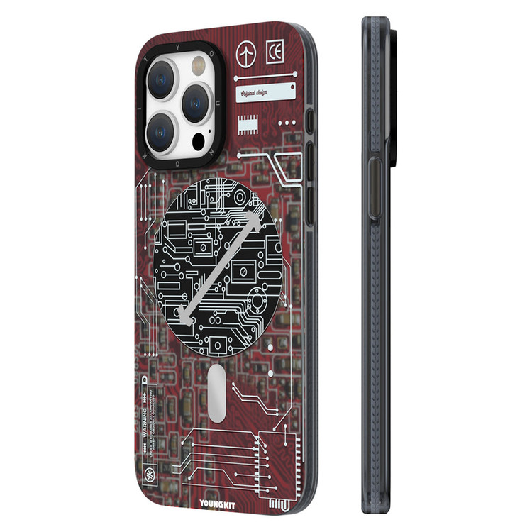 قاب یانگ کیت تکنولوژی Youngkit Technology Futuristic Circuit Upgraded Anti-Drop Impact Series Iphone (GN596)
