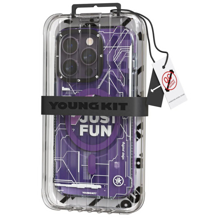 قاب یانگ کیت تکنولوژی Youngkit Technology Futuristic Circuit Upgraded Anti-Drop Impact Series Iphone (GN596)