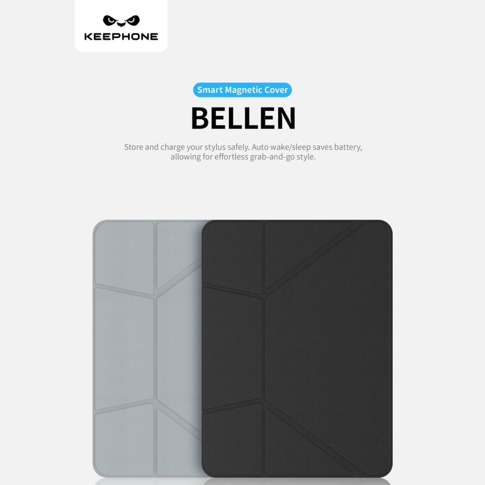 قاب آیپد کی فون Keephone Bellen 5Viewing Modes Anti-Scratch Eco-Leather (GN597)