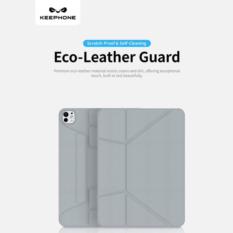 قاب آیپد کی فون Keephone Bellen 5Viewing Modes Anti-Scratch Eco-Leather (GN597)