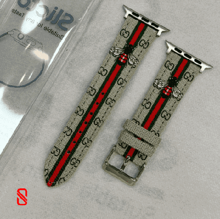 بند اپل واچ چرم گوچی Gucci زنبور (GN608)