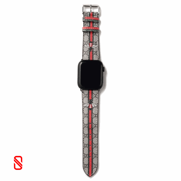 بند اپل واچ چرم گوچی Gucci زنبور (GN608)