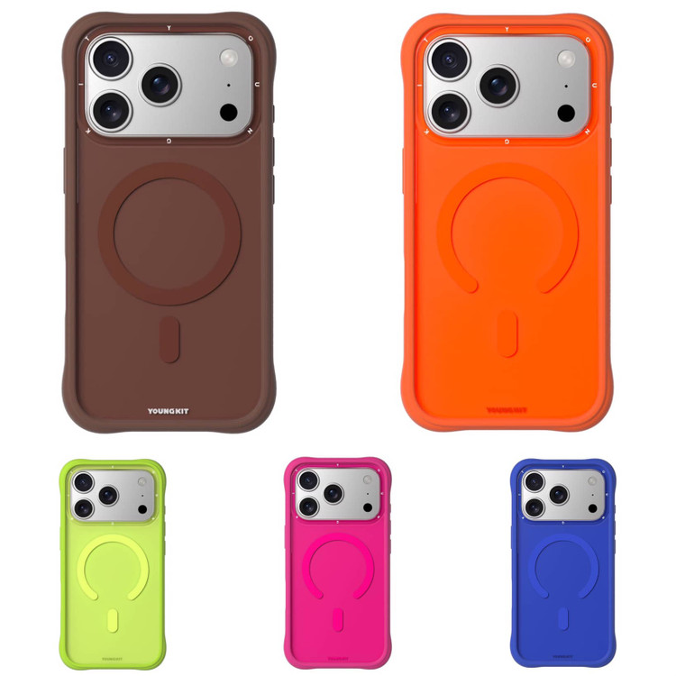 قاب یانگ کیت پشت رنگی Youngkit Macarons Silicone Case For Iphone (GN612)