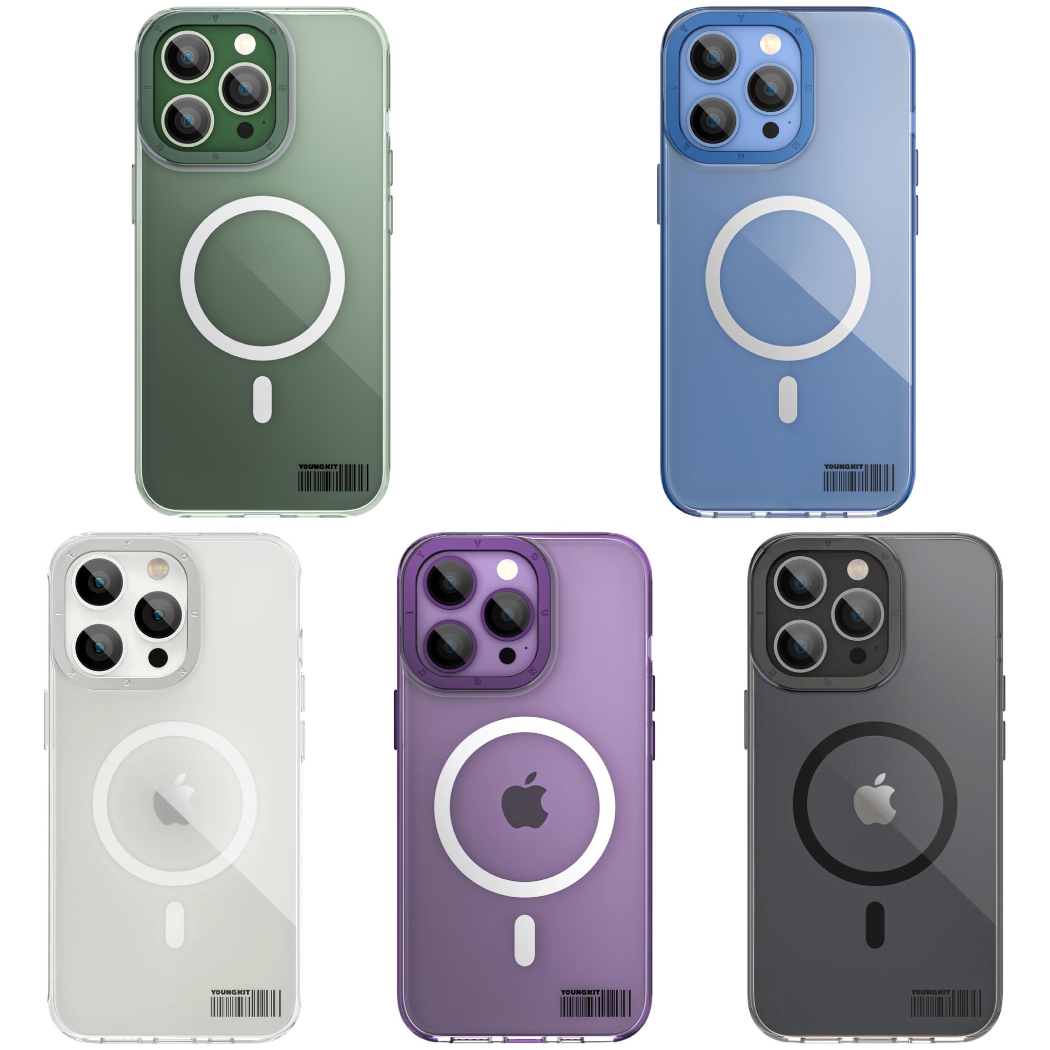 قاب Youngkit یانگ کیت Coloured Glaze Impact Series Iphone (GN615)