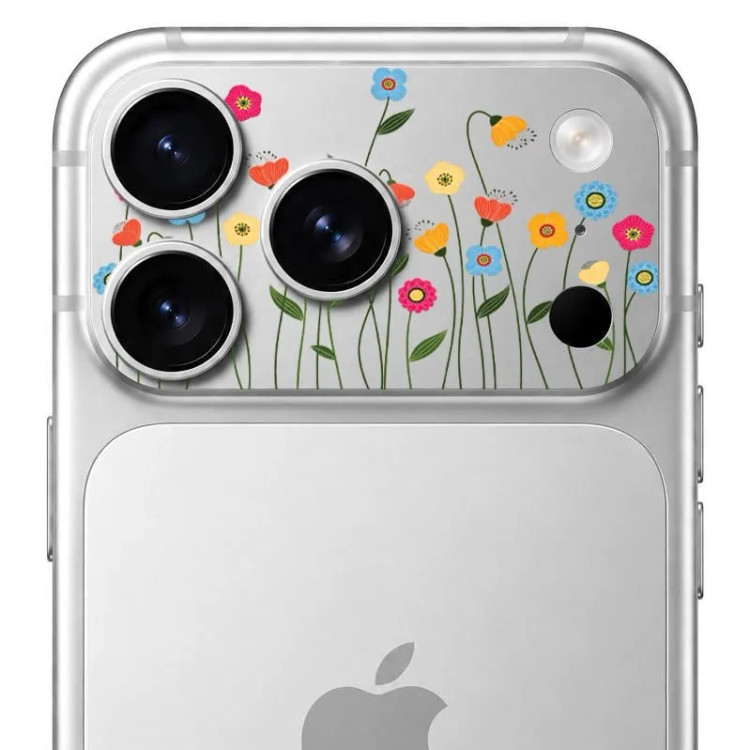 محافظ دور لنز طرح گل ها بلو Blueo Invisible Shock-Resistant Lens Protection (GN616)